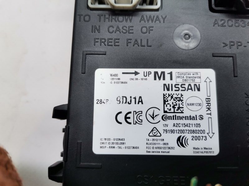 Блок BCM Nissan MAXIMA A36 3.5