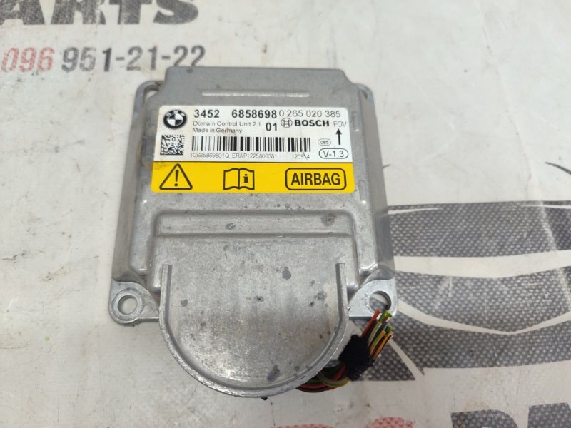 Блок управления SRS Bmw 3 2012-2019 F30 2.0 34526858698 Б/У