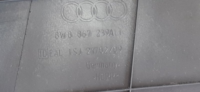 Накладка стойки левая A5 2019 2.0