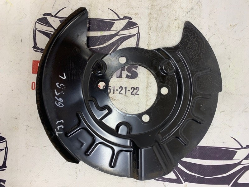 Защита тормозного диска задняя левая Nissan Rogue 2021 T33 2.5 441616RA0A Б/У