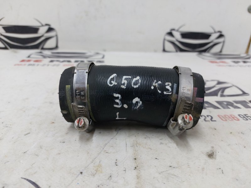 Патрубок интеркулера левый INFINITI q50 2013-2021 3.0 144635CA1A Б/У