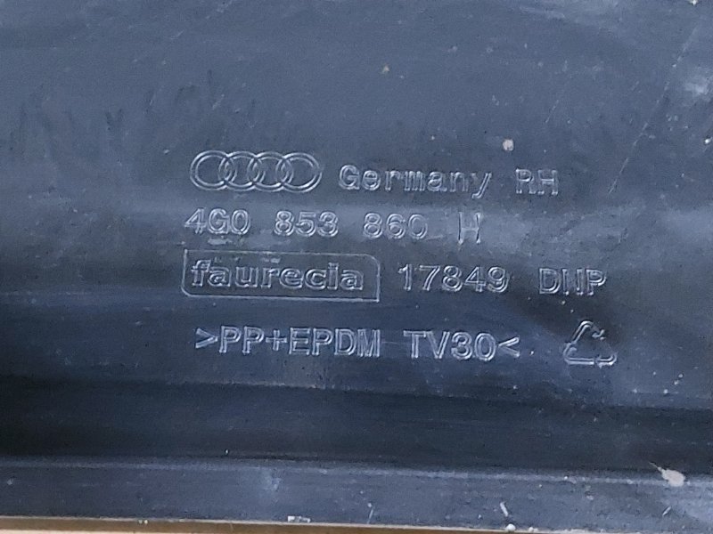 Накладка порога правая A6 2010-2018 C7 2.0