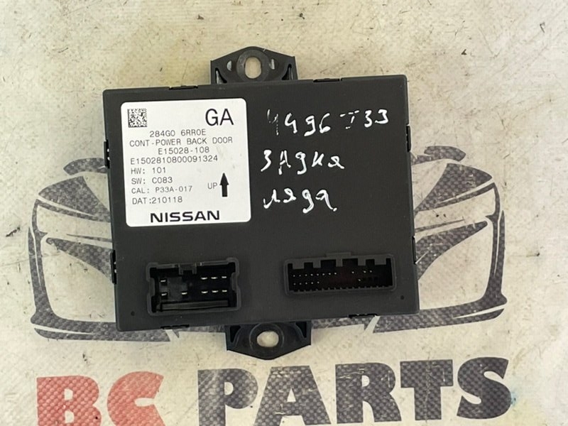 Блок управления крышкой багажника Nissan Rogue 2021 T33 2.5 284G06RR0E Б/У