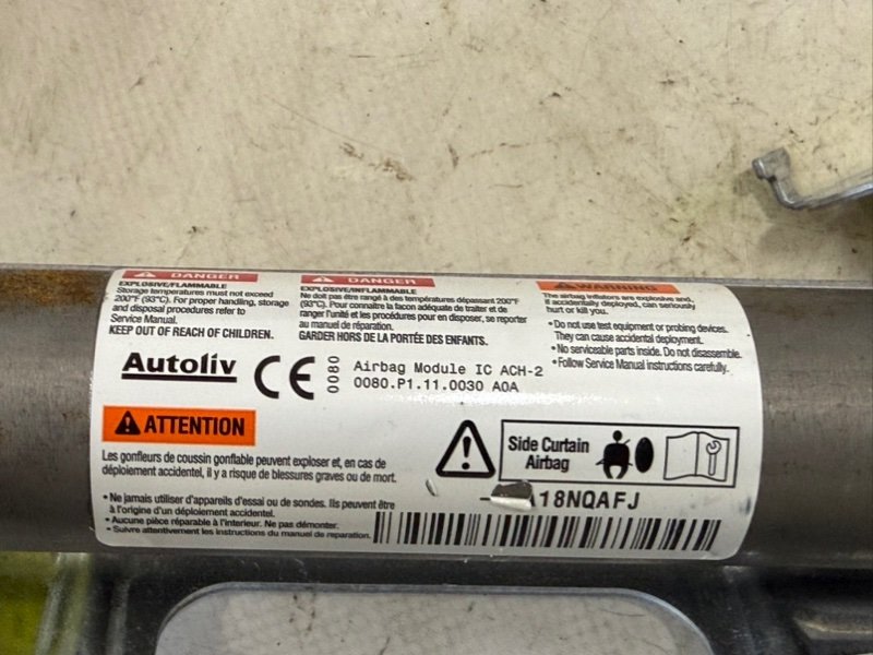 Подушка безопасности боковая штора левая Pilot 2020 3.5