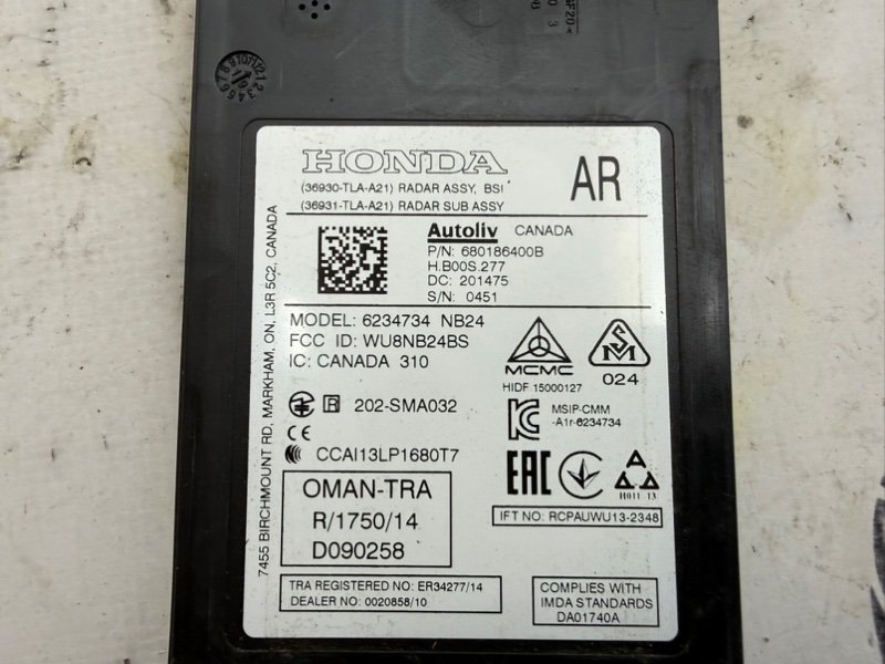 Датчик слепых зон задний правый CR-V 2020 1.5