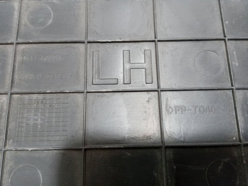 Накладка крыла передняя левая Sportage 2017