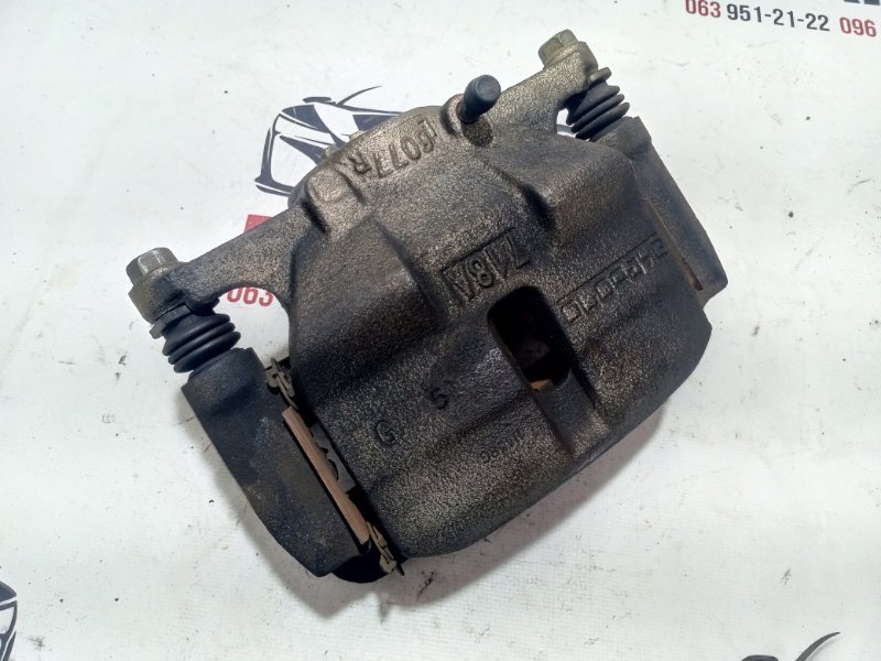 Суппорт тормозной передний левый Nissan Rogue 2017 T32 QR25 2.5 410114BA0C Б/У