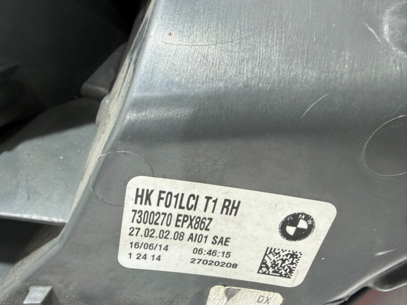 Фонарь наружный (в крыло) задний правый 7 2008-2015 F02 4.4