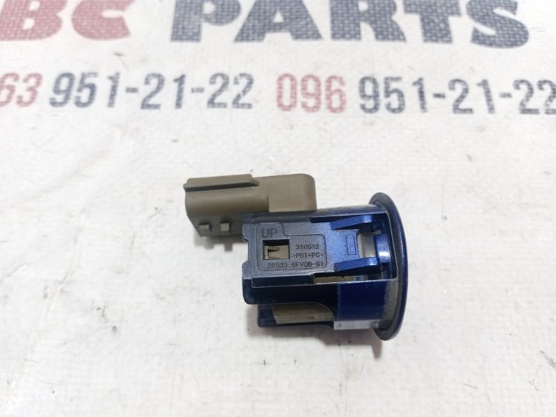 Запчасть датчик парковки задний Nissan Rogue 2019 T32 QR25 2.5 284387FL0C Б/У Датчик парковки задний Nissan Rogue 2019 T32 QR25 2.5 284387FL0C Б/У